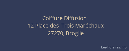 Coiffure Diffusion
