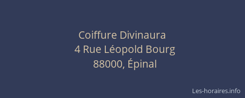 Coiffure Divinaura