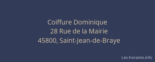 Coiffure Dominique