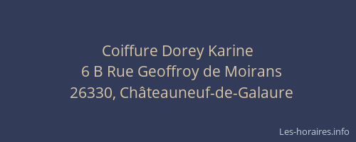 Coiffure Dorey Karine