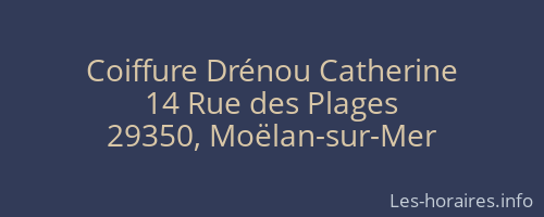Coiffure Drénou Catherine