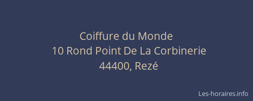 Coiffure du Monde