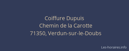 Coiffure Dupuis