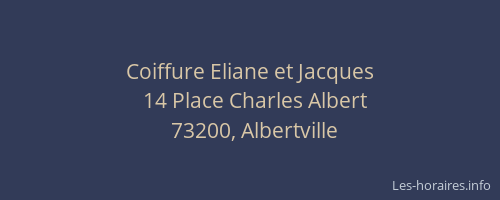 Coiffure Eliane et Jacques