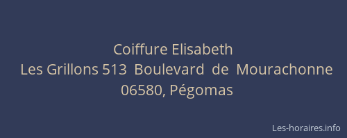 Coiffure Elisabeth