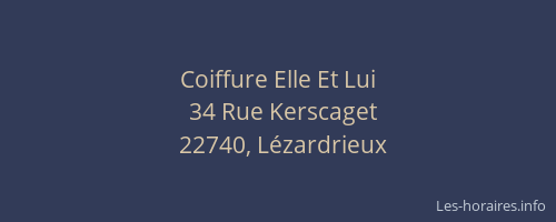 Coiffure Elle Et Lui