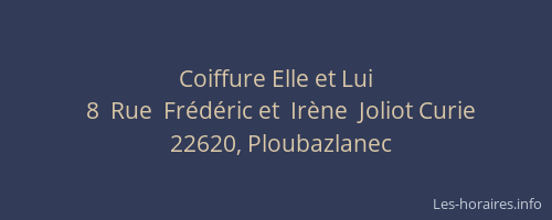 Coiffure Elle et Lui