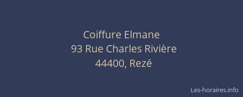 Coiffure Elmane