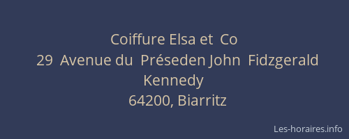 Coiffure Elsa et  Co