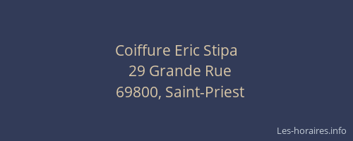 Coiffure Eric Stipa