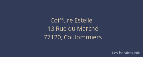 Coiffure Estelle