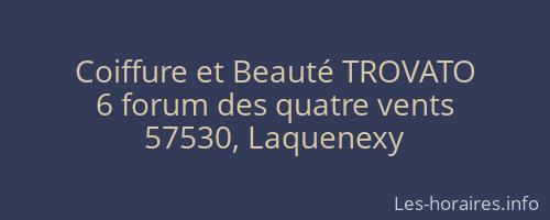 Coiffure et Beauté TROVATO