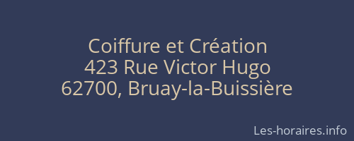 Coiffure et Création