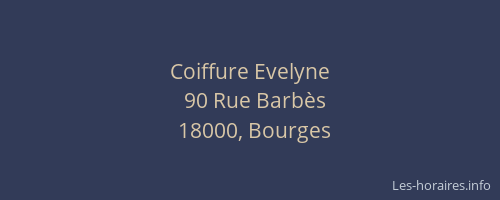 Coiffure Evelyne