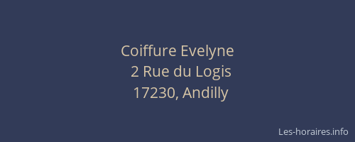 Coiffure Evelyne