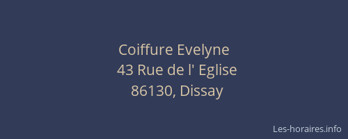 Coiffure Evelyne