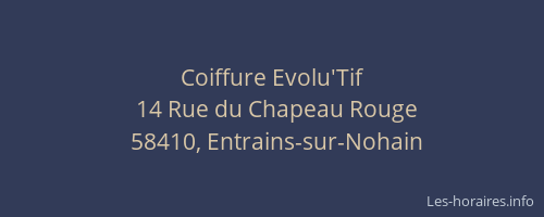 Coiffure Evolu'Tif