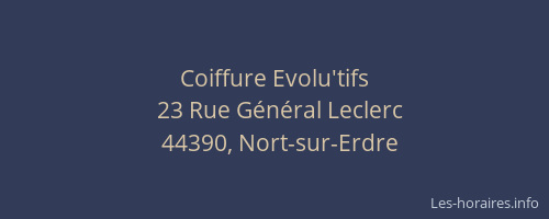 Coiffure Evolu'tifs