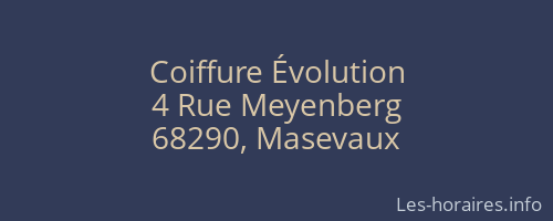 Coiffure Évolution