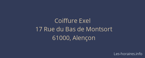Coiffure Exel