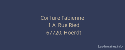 Coiffure Fabienne