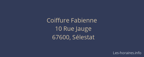 Coiffure Fabienne