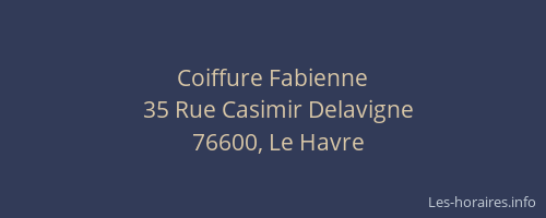 Coiffure Fabienne