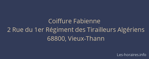 Coiffure Fabienne