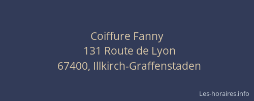 Coiffure Fanny