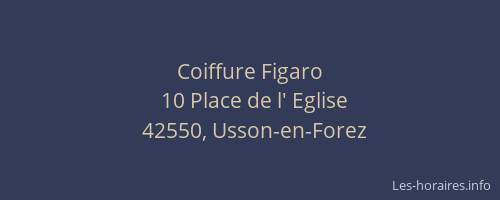Coiffure Figaro