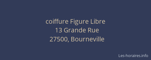 coiffure Figure Libre