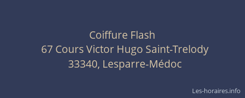 Coiffure Flash