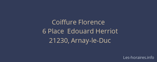 Coiffure Florence