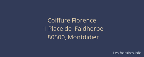 Coiffure Florence