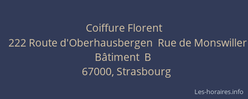 Coiffure Florent