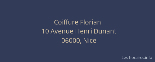 Coiffure Florian