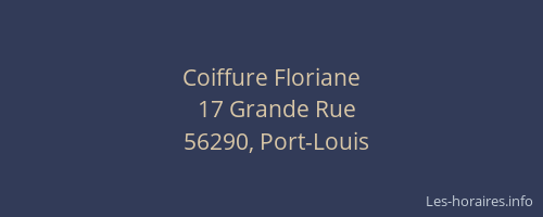 Coiffure Floriane