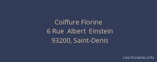 Coiffure Florine