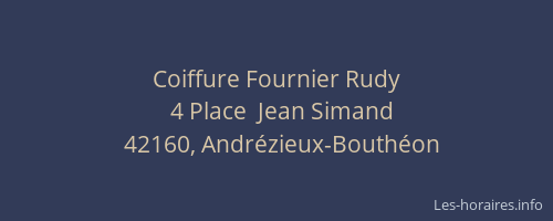 Coiffure Fournier Rudy