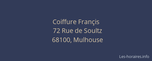 Coiffure Françis