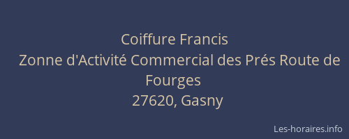 Coiffure Francis