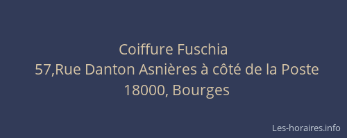 Coiffure Fuschia
