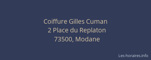 Coiffure Gilles Cuman