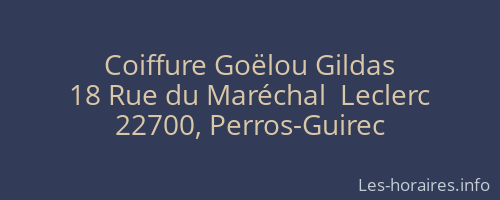 Coiffure Goëlou Gildas