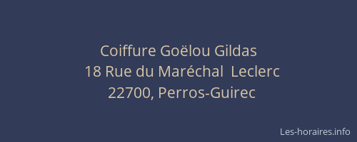 Coiffure Goëlou Gildas