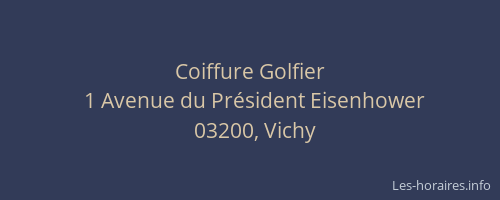 Coiffure Golfier