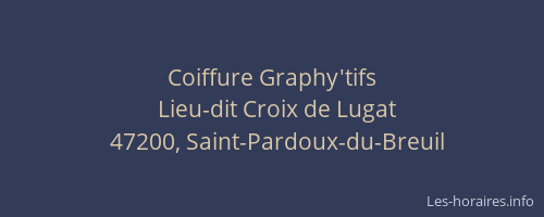 Coiffure Graphy'tifs