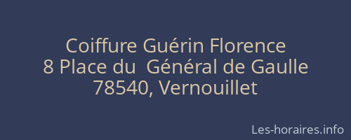 Coiffure Guérin Florence