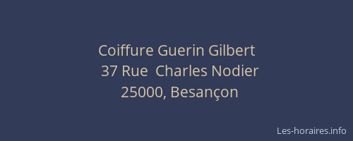 Coiffure Guerin Gilbert