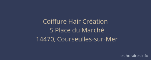 Coiffure Hair Création